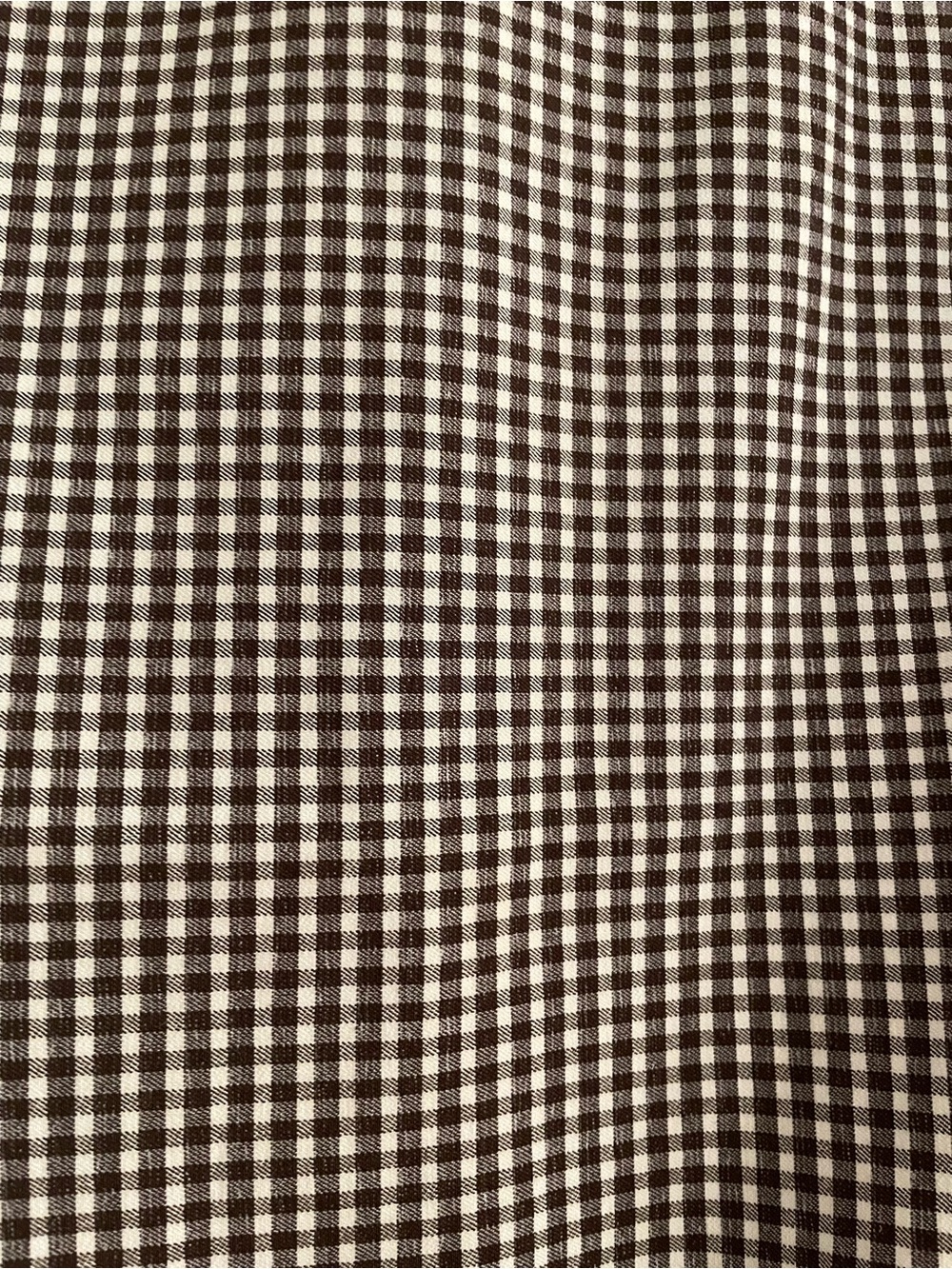 Revolve Caroline Constas Brown and White Gingham Mini Dress - Picture 7 of 10